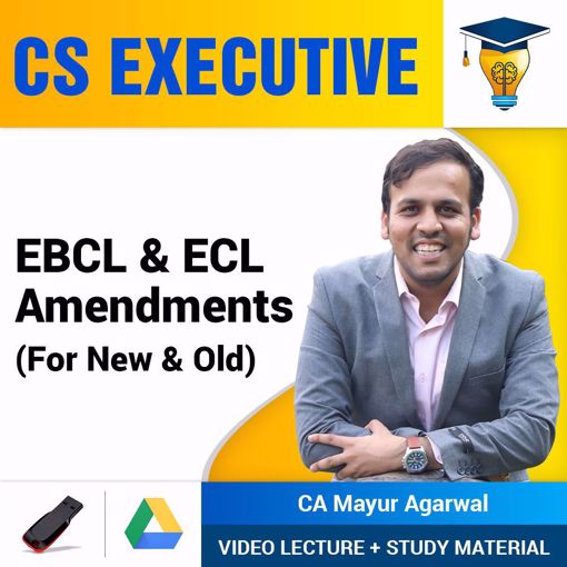 Picture of CS Executive (For New & Old) - EBCL &  ECL Amendments